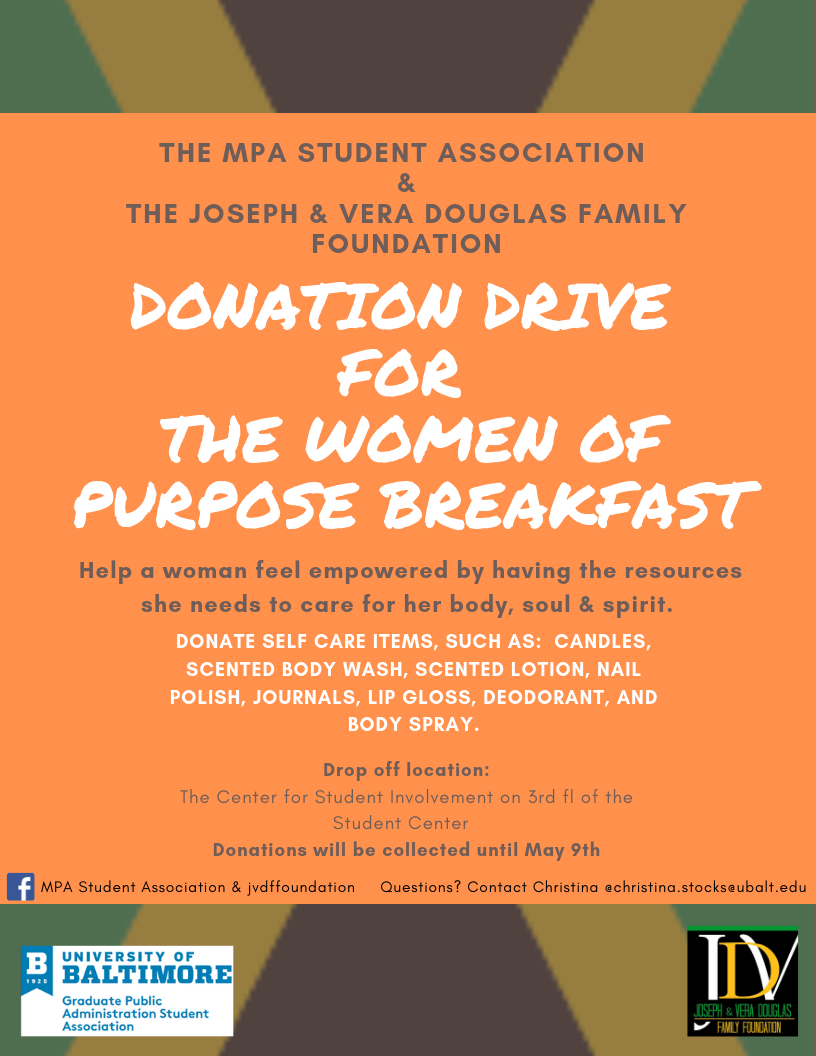MPASA Women in Purpose Breakfast Self-Care Donation Drive